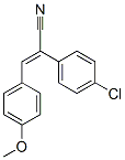 structure of CAS# 72030-11-6, (Z)-2-(4-Chlorophenyl)-3-(4-Methoxyphenyl)Prop-2-Enenitrile;2-(4-Chlorophenyl)-3-(4-Methoxyphenyl)Prop-2-Enenitrile;(Z)-2-(4-Chlorophenyl)-3-(4-Methoxyphenyl)Acrylonitrile;2-(4-Chlorophenyl)-3-(4-Methoxyphenyl)Acrylonitrile