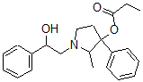 CAS#: 72050-84-1， [1-(2-Hydroxy-2-Phenylethyl)-2-Methyl-3-Phenylpyrrolidin-3-Yl] Propanoate