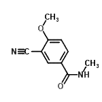 CAS#: 720693-00-5， 3-Cyano-4-methoxy-N-methylbenzamide