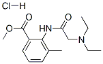 CAS#: 7210-92-6， Methyl 2-[[(Diethylamino)Acetyl]Amino]-3-Methylbenzoate Monohydrochloride