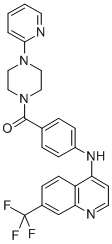 CAS#: 72141-45-8， (4-Pyridin-2-Ylpiperazin-1-Yl)-[4-[[7-(Trifluoromethyl)Quinolin-4-Yl]Amino]Phenyl]Methanone
