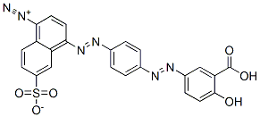 CAS#: 72152-91-1， 4-[4-[(2Z)-2-(3-Carboxy-4-Oxo-1-Cyclohexa-2,5-Dienylidene)Hydrazinyl]Phenyl]Diazenyl-6-Sulfonaphthalene-1-Diazonium
