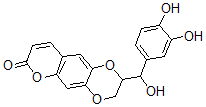 CAS 登录号：72165-29-8， 2-[(3,4-二羟基苯基)-羟基甲基]-2,3-二氢吡喃并[6,5-g][1,4]苯并二氧杂环己-7-酮