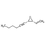 CAS#: 72206-16-7， (2S,3R)-2-(1-Hexyn-1-yl)-3-vinyloxirane
