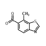 CAS#: 72206-92-9， 7-Methyl-6-nitro-1,3-benzothiazole