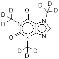 CAS#: 72238-85-8， 1,3,7-Tris[(<sup>2</sup>H<sub>3</sub>)methyl]-3,7-dihydro-1H-purine-2,6-dione