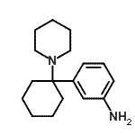 CAS#: 72242-00-3， 3-[1-(1-Piperidinyl)cyclohexyl]aniline