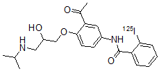 CAS#: 72249-69-5， 2-Iodobenzoylacebutolol