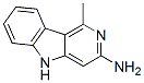 结构式 CAS# 72254-58-1, 3-氨基-1-甲基-5H-吡啶并(4,3-b)吲哚乙酸盐