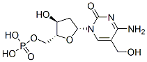 结构式 CAS# 7226-77-9, 5-羟基甲基脱氧胞苷单磷酸酯