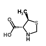 CAS#: 72274-40-9， (4R,5R)-5-Methyl-1,3-thiazolidine-4-carboxylic acid
