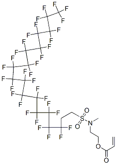 CAS#: 72276-08-5， 2-[Methyl[(3,3,4,4,5,5,6,6,7,7,8,8,9,9,10,10,11,11,12,12,13,13,14,14,15,15,16,16,17,17,18,18,18-Tritriacontafluorooctadecyl)Sulphonyl]Amino]Ethyl Acrylate