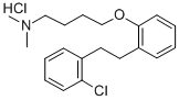 CAS 登录号：72284-46-9， 4-[2-[2-(2-氯苯基)乙基]苯氧基]-N,N-二甲基丁烷-1-胺盐酸盐