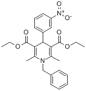 CAS#: 72284-55-0， Diethyl 2,6-Dimethyl-4-(3-Nitrophenyl)-1-(Phenylmethyl)-4H-Pyridine-3,5-Dicarboxylate