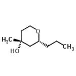 CAS#: 723340-91-8， (2R,4R)-4-Methyl-2-propyltetrahydro-2H-pyran-4-ol