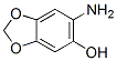 CAS 登录号：7235-53-2， 6-氨基-1,3-苯并二氧戊环-5-醇