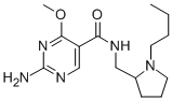CAS#: 72412-49-8， 2-Amino-N-[(1-Butylpyrrolidin-2-Yl)Methyl]-4-Methoxypyrimidine-5-Carboxamide