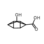 CAS#: 72436-79-4， 3-Hydroxytetracyclo[3.2.0.0<sup>2,7</sup>.0<sup>4,6</sup>]heptane-2-carboxylic acid