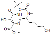 CAS#: 724446-00-8， 2-[1-[[(1,1-dimethylethoxy)carbonyl]methylamino]-5-hydroxypentyl]-1,6-dihydro-5-hydroxy-6-oxo-4-Pyrimidinecarboxylic Acid methyl ester