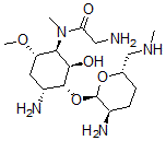 CAS 登录号：72523-64-9， 2-氨基-N-[(1S,2R,3R,4R,6S)-4-氨基-3-[(2R,3R,6S)-3-氨基-6-(甲基氨基甲基)四氢吡喃-2-基]氧基-2-羟基-6-甲氧基环己基]-N-甲基乙酰胺