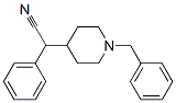 structure of CAS# 7254-21-9, 1-Benzyl-4-(alpha-Cyanobenzyl)-Piperidine;2-Phenyl-2-[1-(Phenylmethyl)-4-Piperidyl]Acetonitrile;2-Phenyl-2-[1-(Phenylmethyl)-4-Piperidinyl]Acetonitrile;2-[1-(Benzyl)-4-Piperidyl]-2-Phenyl-Acetonitrile