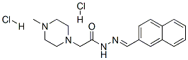 CAS#: 72606-61-2， 2-(4-Methylpiperazin-1-Yl)-N-(Naphthalen-2-Ylmethylideneamino)Acetamide Dihydrochloride