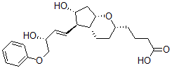 CAS#: 72657-07-9， 4-[(2R,4aR,5R,6R,7aS)-6-Hydroxy-5-[(E,3R)-3-Hydroxy-4-(Phenoxy)But-1-Enyl]-2,3,4,4a,5,6,7,7a-Octahydrocyclopenta[E]Pyran-2-Yl]Butanoic Acid