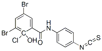 CAS#: 72670-62-3， 3,5-Dibromo-N-(2-Chloro-4-Isothiocyanatophenyl)-2-Hydroxybenzamide