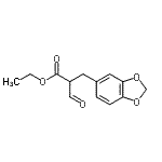 CAS#: 72716-70-2， Ethyl 3-(1,3-benzodioxol-5-yl)-2-formylpropanoate