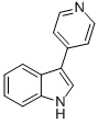 structure of CAS# 7272-84-6, 3-(4-Pyridyl)Indole;Rockout;3-Pyridin-4-Yl-1H-Indole;Mls000029246