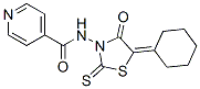 CAS#: 72732-40-2， N-(5-Cyclohexylidene-4-Oxo-2-Sulfanylidene-1,3-Thiazolidin-3-Yl)Pyridine-4-Carboxamide
