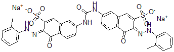 CAS#: 72749-87-2， 7,7'-(Carbonyldiimino)Bis[4-Hydroxy-3-[(2-Methylphenyl)Azo]-2-Naphthalenesulfonic Acid Disodium Salt