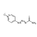 CAS#: 72796-02-2， (1E)-3-(1-Oxido-4-pyridinyl)-1-triazene-1-carbothioamide
