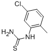 structure of CAS# 72806-61-2, N-(5-Chloro-2-Methylphenyl)-Thiourea;1-(5-CHLORO-2-METHYLPHENYL)-2-THIOUREA;N-(5-CHLORO-2-METHYLPHENYL)THIOUREA