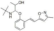 CAS#: 72825-08-2， 1-(Tert-Butylamino)-3-[2-[(E)-2-(3-Methyl-1,2-Oxazol-5-Yl)Ethenyl]Phenoxy]Propan-2-Ol