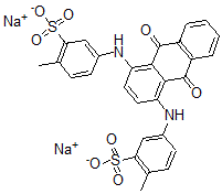 CAS#: 72845-45-5， Disodium 2-Methyl-5-[[4-[(4-Methyl-3-Sulfonatophenyl)Amino]-9,10-Dioxoanthracen-1-Yl]Amino]Benzenesulfonate