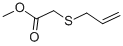 structure of CAS# 72867-23-3, Methyl 2-Prop-2-Enylsulfanylacetate;Methyl 2-Allylsulfanylacetate;2-(Allylthio)Acetic Acid Methyl Ester;Methyl 2-Prop-2-Enylsulfanylethanoate