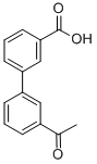 结构式 CAS# 728918-66-9, 3-联苯-3'-乙酰基-羧酸