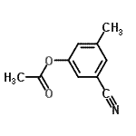 CAS#: 729613-60-9， 3-Cyano-5-methylphenyl acetate