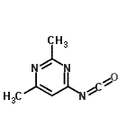 CAS#: 72975-47-4， 4-Isocyanato-2,6-dimethylpyrimidine