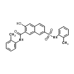 CAS#: 72999-33-8， 3-Hydroxy-N-(2-methylphenyl)-7-[(2-methylphenyl)sulfamoyl]-2-naphthamide