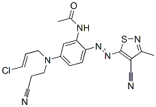 CAS#: 73019-24-6， N-[5-[(3-Chloroallyl)(2-Cyanoethyl)Amino]-2-[(4-Cyano-3-Methylisothiazol-5-Yl)Azo]Phenyl]Acetamide