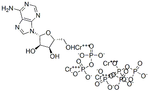 CAS#: 73037-58-8， [[5-(6-Aminopurin-9-Yl)-3,4-Dihydroxyoxolan-2-Yl]Methoxy-Oxidophosphoryl] Phosphate, Chromium(+3) Cation, Tetrahydrate