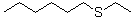 CAS#: 7309-44-6， 1-(Ethylsulfanyl)hexane
