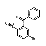 CAS#: 730964-92-8， (5-Bromo-2-isocyanophenyl)(2-fluorophenyl)methanone