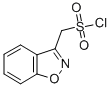 structure of CAS# 73101-65-2, Benzo[d]Isoxazol-3-Yl-Methanesulfonyl Chloride;Benzo[D]Isoxazol-3-Yl-Methanesulfonyl Chloride, Technical Grade;1,2-Benzisoxazole-3-Methanesulfonic Acid Chloride;BENZO[D]ISOXAZOL-3-YL-METHANESULFONYL CHLORIDE