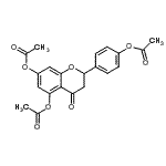 CAS#: 73111-01-0， 2-(4-Acetoxyphenyl)-4-oxo-3,4-dihydro-2H-chromene-5,7-diyl diacetate