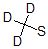 structure of CAS# 73142-81-1, Methylthio-D3 Radical;Cd3s