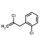 结构式 CAS# 731771-99-6, 1-氯-2-(2-氯-2-丙烯-1-基)苯