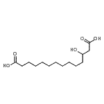 CAS#: 73179-89-2， 3-Hydroxytetradecanedioic acid